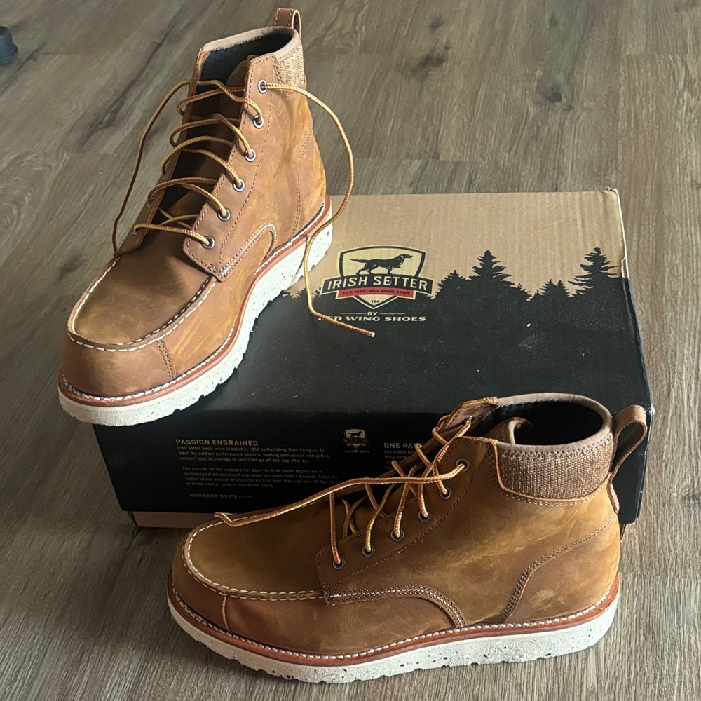 Irish Setter Men's Tan Leather Boots